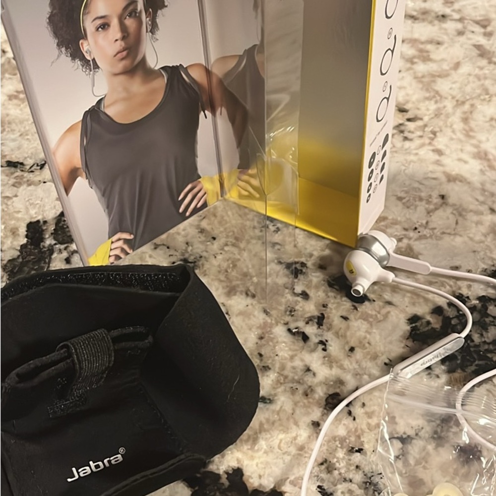 Jabra ROX Sport Bluetooth Headset - White